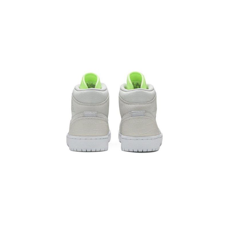 Γυναικεία Παπούτσια Air Jordan 1 Mid Γκρί Πράσινος