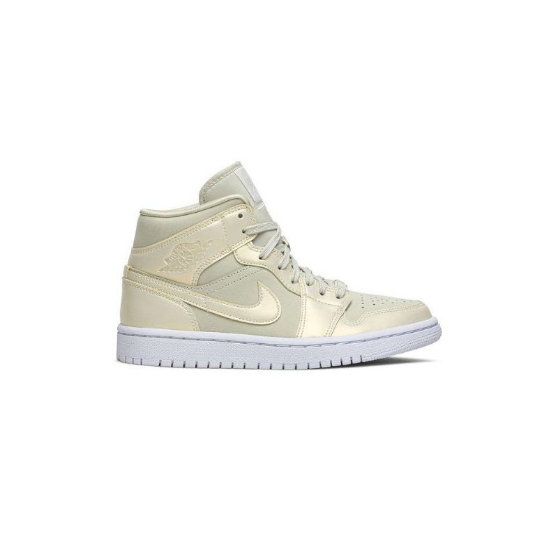Γυναικεία Παπούτσια Air Jordan 1 Mid Κίτρινος Άσπρο