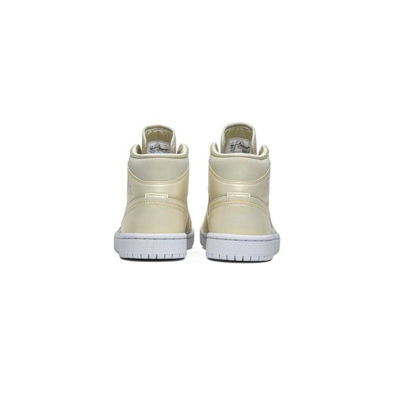 Γυναικεία Παπούτσια Air Jordan 1 Mid Κίτρινος Άσπρο
