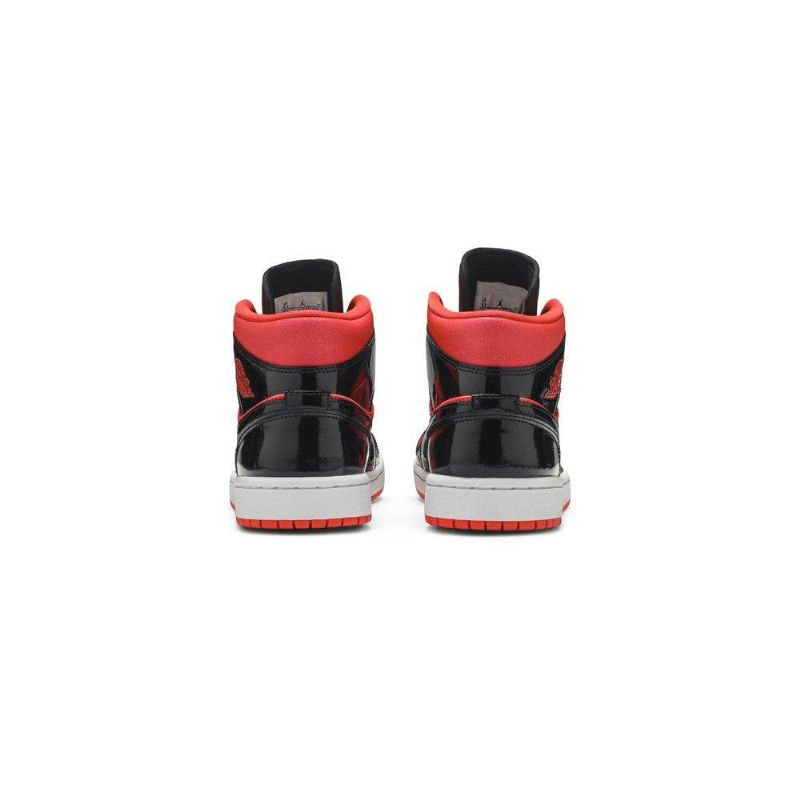 Γυναικεία Παπούτσια Air Jordan 1 Mid Κόκκινος Μαύρος