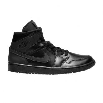 Γυναικεία Παπούτσια Air Jordan 1 Mid Μαύρος
