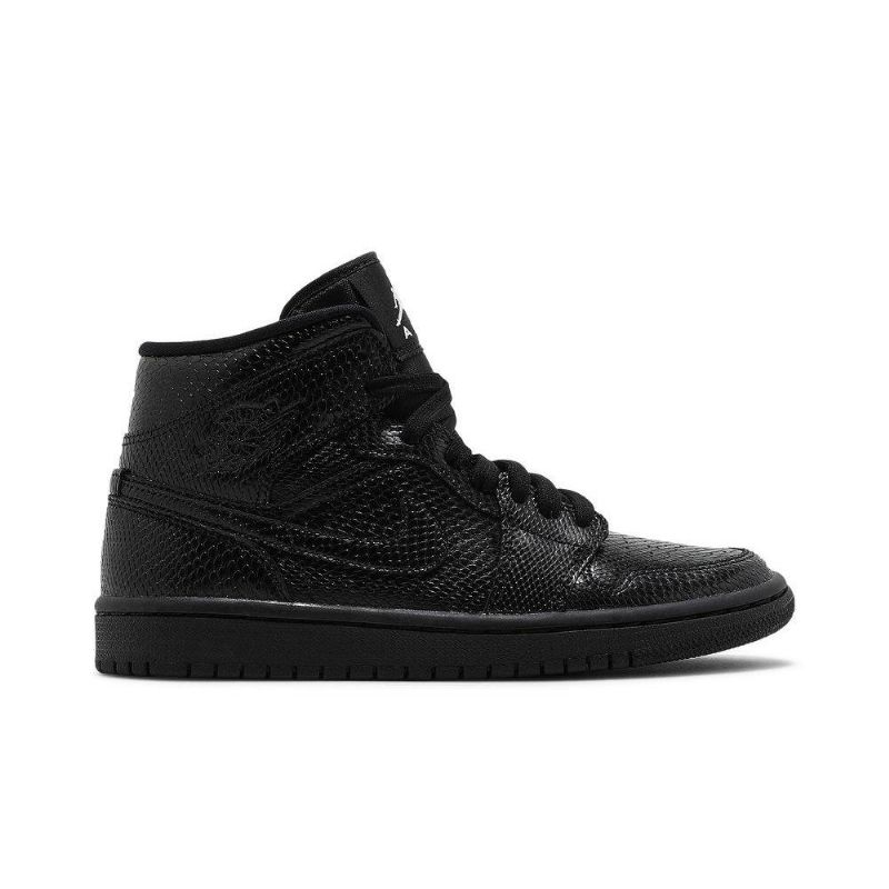 Γυναικεία Παπούτσια Air Jordan 1 Mid Μαύρος Άσπρο