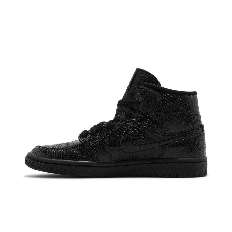 Γυναικεία Παπούτσια Air Jordan 1 Mid Μαύρος Άσπρο