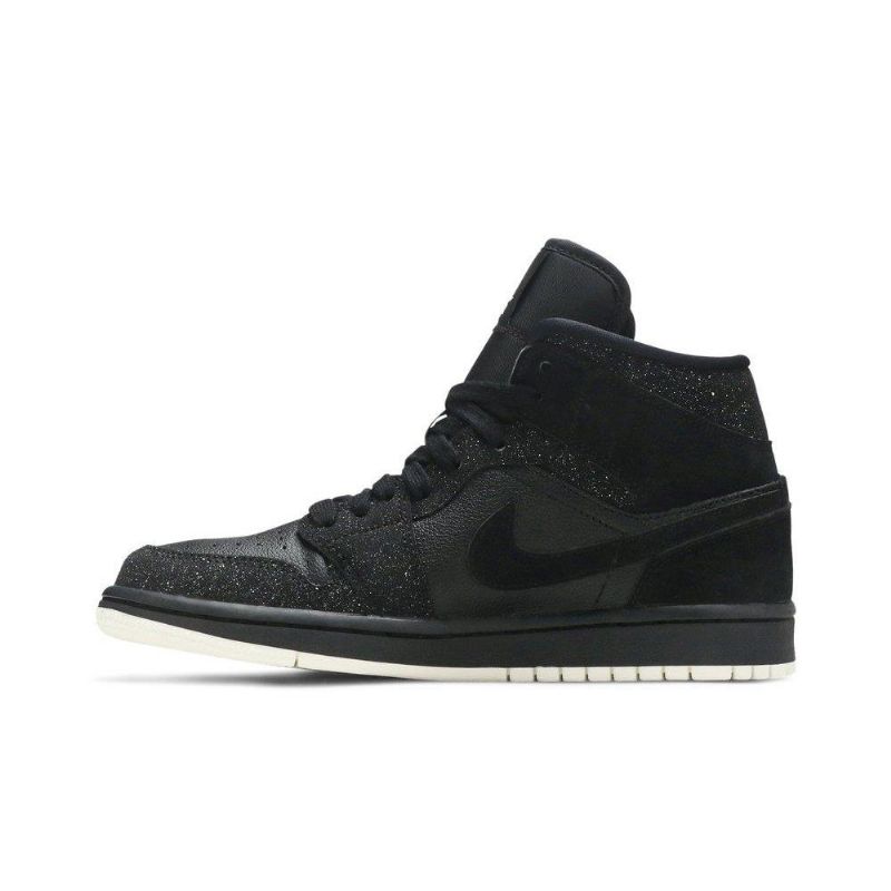 Γυναικεία Παπούτσια Air Jordan 1 Mid Μαύρος Άσπρο