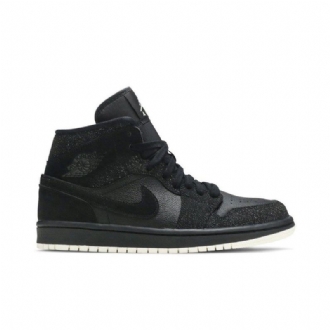 Γυναικεία Παπούτσια Air Jordan 1 Mid Μαύρος Άσπρο