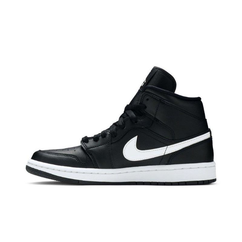 Γυναικεία Παπούτσια Air Jordan 1 Mid Μαύρος Άσπρο