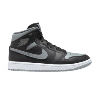Γυναικεία Παπούτσια Air Jordan 1 Mid Μαύρος Γκρί