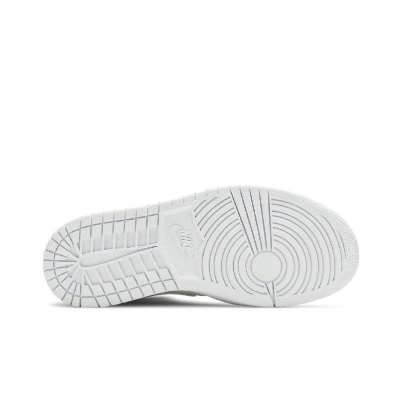 Γυναικεία Παπούτσια Air Jordan 1 Mid Patent Λευκά