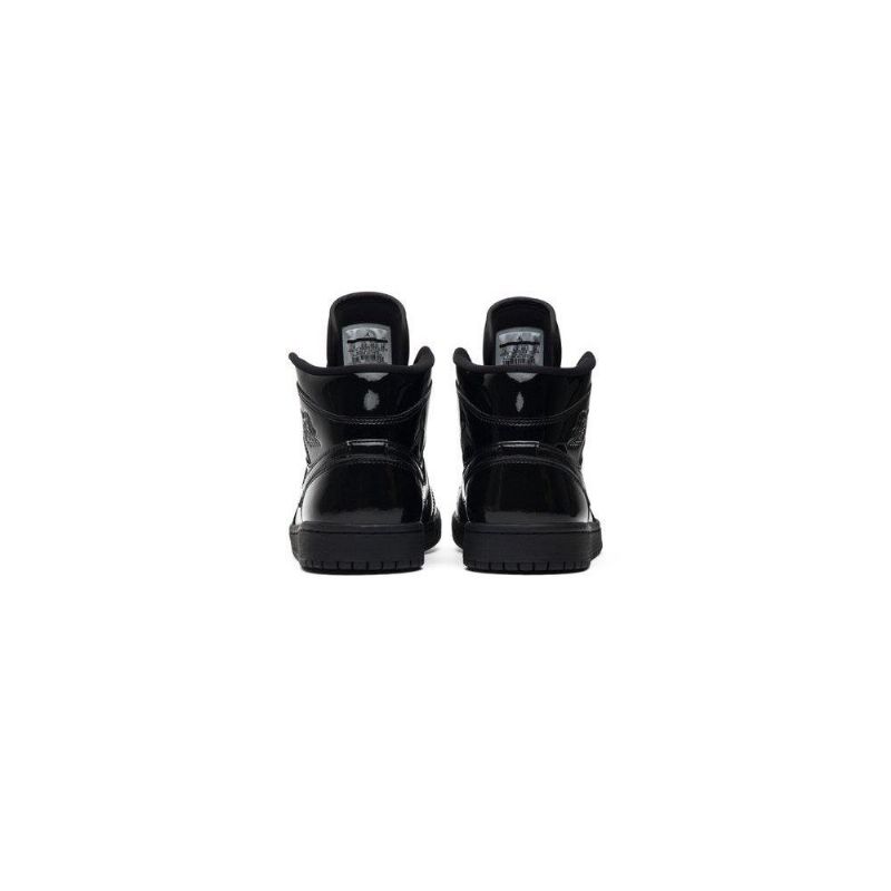 Γυναικεία Παπούτσια Air Jordan 1 Mid Patent Se Μαύρα