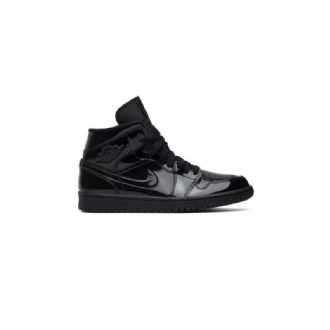 Γυναικεία Παπούτσια Air Jordan 1 Mid Patent Se Μαύρα
