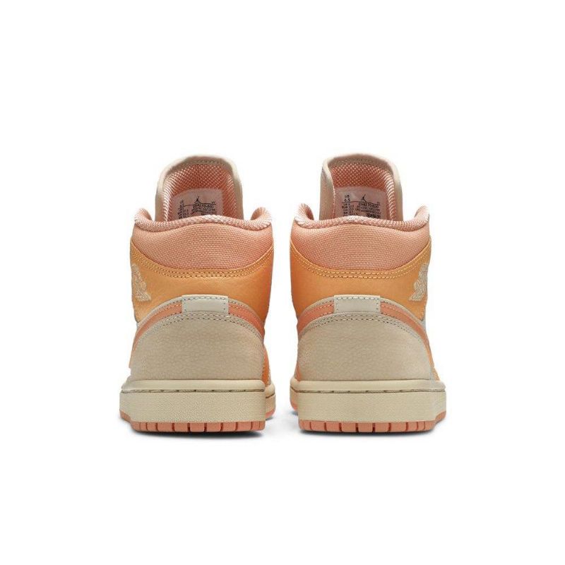 Γυναικεία Παπούτσια Air Jordan 1 Mid Πορτοκάλι Ροζ Khaki
