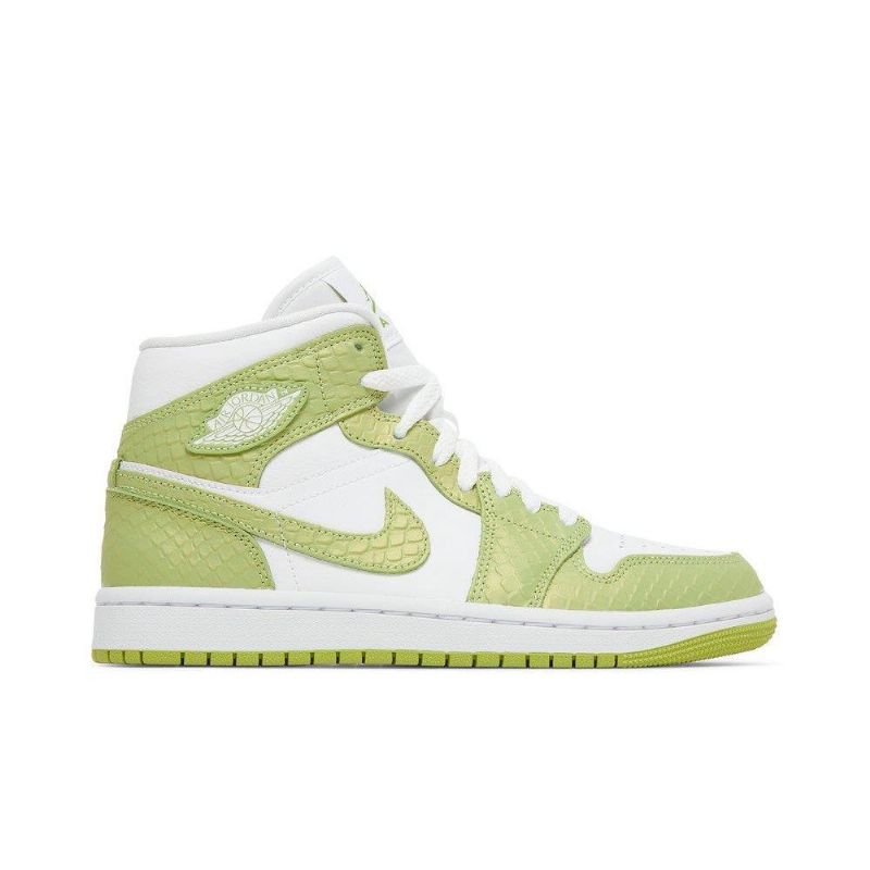 Γυναικεία Παπούτσια Air Jordan 1 Mid Se Άσπρο Πράσινος