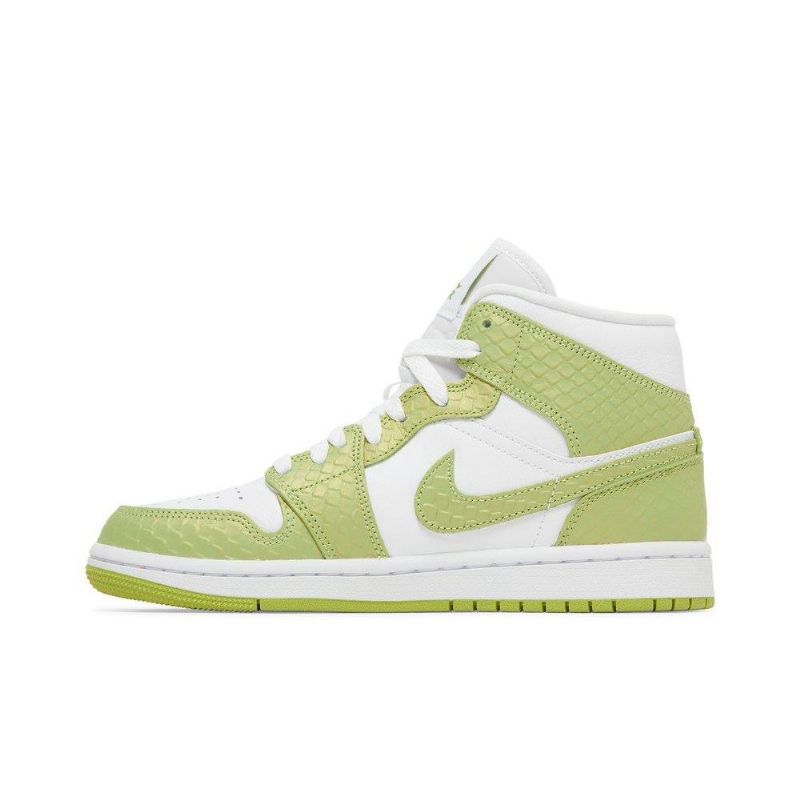 Γυναικεία Παπούτσια Air Jordan 1 Mid Se Άσπρο Πράσινος