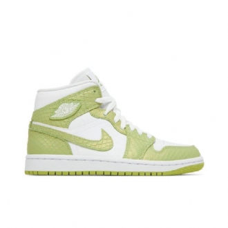 Γυναικεία Παπούτσια Air Jordan 1 Mid Se Άσπρο Πράσινος
