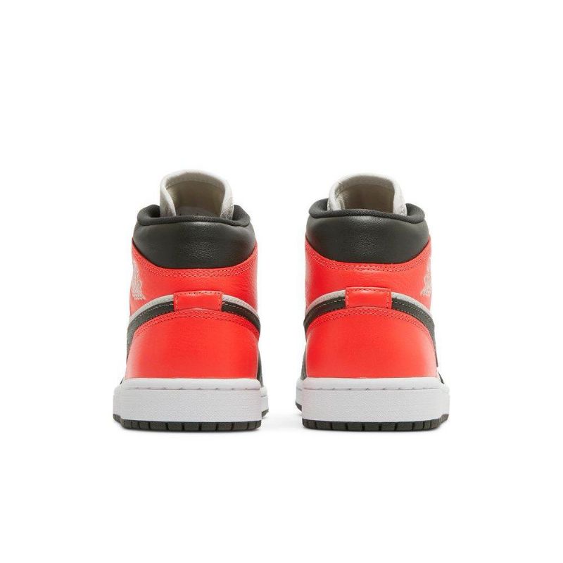 Γυναικεία Παπούτσια Air Jordan 1 Mid Se Καφέ Κόκκινα Λευκά
