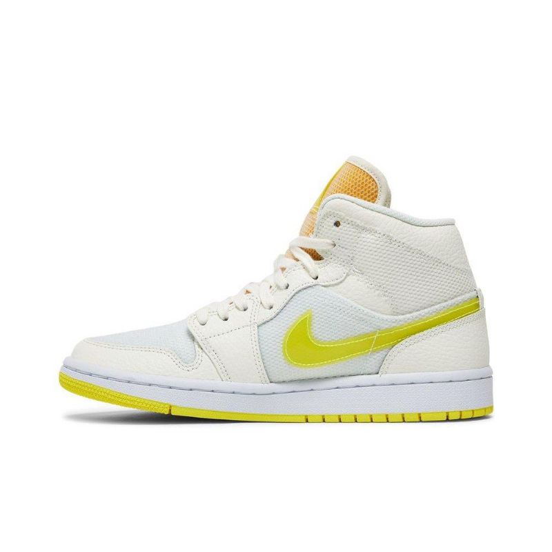 Γυναικεία Παπούτσια Air Jordan 1 Mid Se Κίτρινος Άσπρο