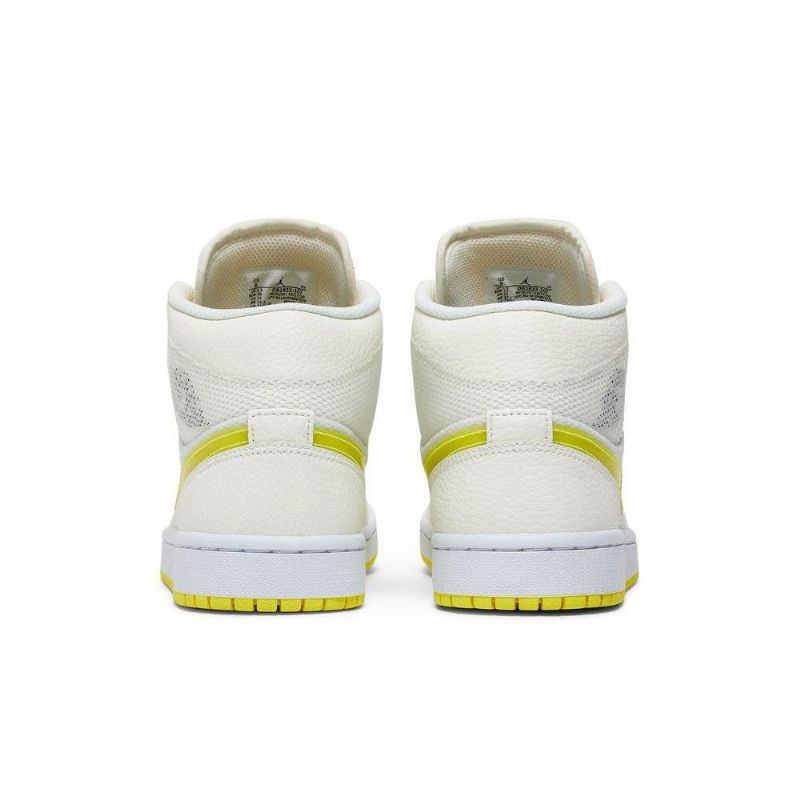 Γυναικεία Παπούτσια Air Jordan 1 Mid Se Κίτρινος Άσπρο