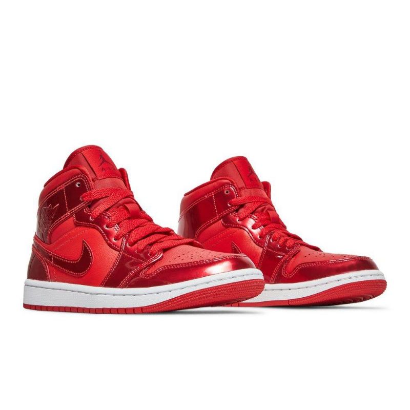 Γυναικεία Παπούτσια Air Jordan 1 Mid Se Κόκκινος Άσπρο