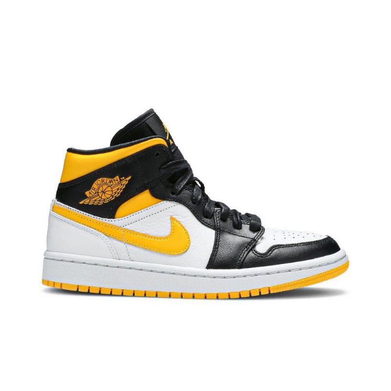 Γυναικεία Παπούτσια Air Jordan 1 Mid Se Λευκό Πορτοκαλί Μαύρα