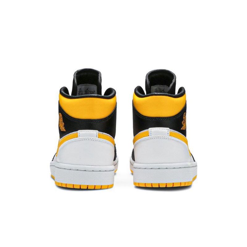 Γυναικεία Παπούτσια Air Jordan 1 Mid Se Λευκό Πορτοκαλί Μαύρα