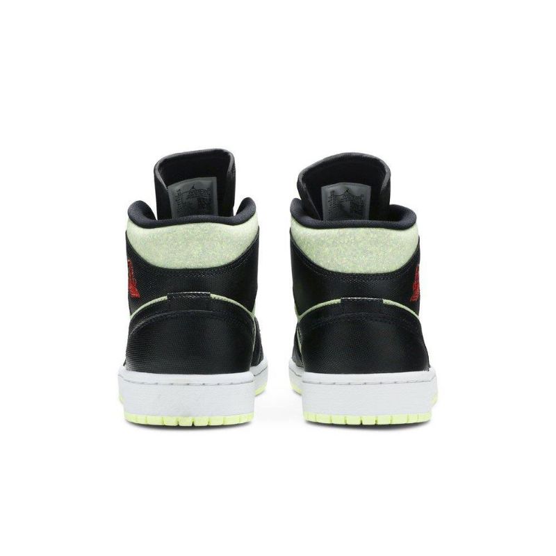 Γυναικεία Παπούτσια Air Jordan 1 Mid Se Μαύρα Πράσινα Κόκκινα
