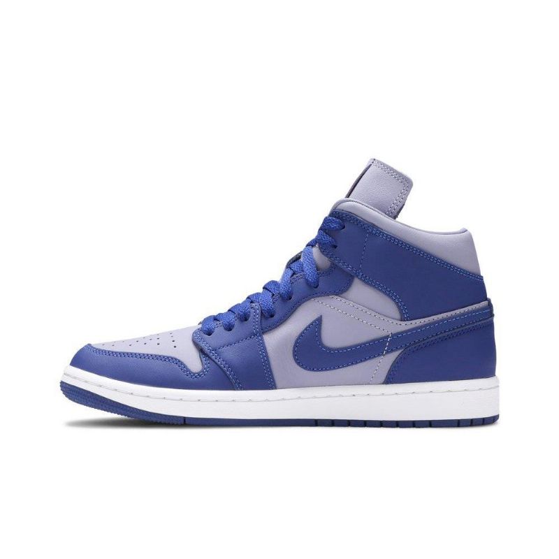 Γυναικεία Παπούτσια Air Jordan 1 Mid Se Μωβ Μπλε Άσπρο