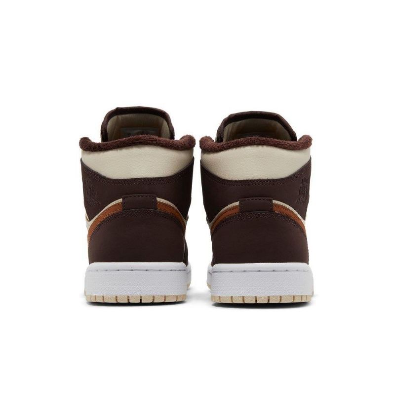 Γυναικεία Παπούτσια Air Jordan 1 Mid Se Μπεζ Καστανός