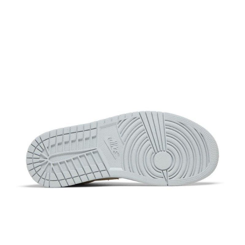 Γυναικεία Παπούτσια Air Jordan 1 Mid Se Μπεζ Σκούρο Μπλε