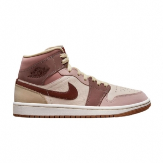 Γυναικεία Παπούτσια Air Jordan 1 Mid Se Πορτοκάλι Ροζ Μωβ