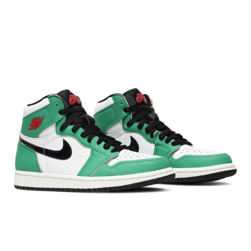 Γυναικεία Παπούτσια Air Jordan 1 Retro High Και Πράσινος Άσπρο Μαύρος