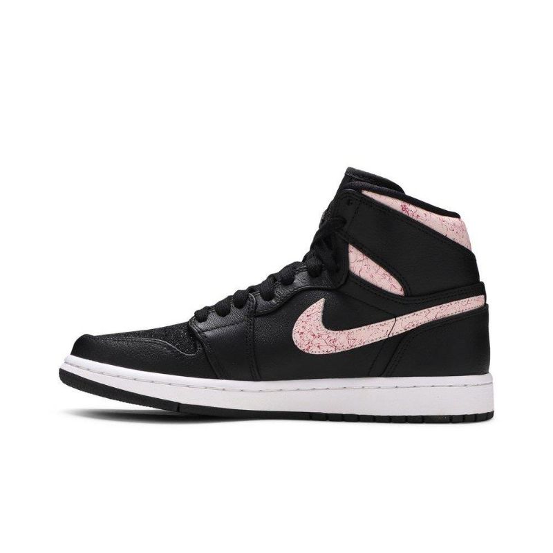 Γυναικεία Παπούτσια Air Jordan 1 Retro High Μαύρος Ροζ