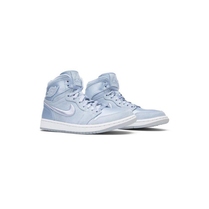 Γυναικεία Παπούτσια Air Jordan 1 Retro High Μπλε Άσπρο