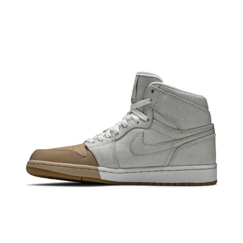 Γυναικεία Παπούτσια Air Jordan 1 Retro High Premium Άσπρο Χρυσός