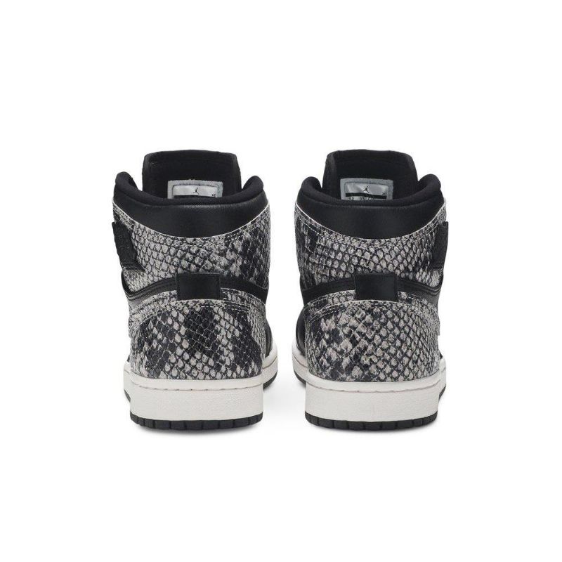 Γυναικεία Παπούτσια Air Jordan 1 Retro High Premium Μαύρα Γκρι