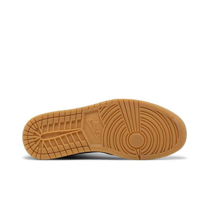 Γυναικεία Παπούτσια Air Jordan 1 Retro High Premium Μαύρο Χρυσό Χακί