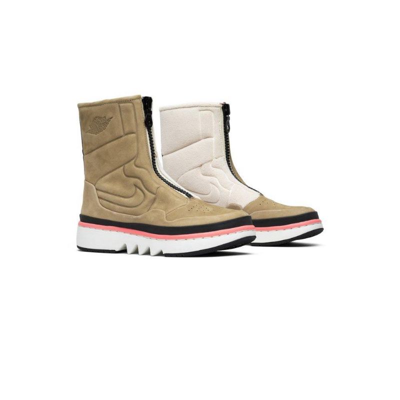 Γυναικεία Παπούτσια Air Jordan 1 Retro Jester Xx Μπεζ Πράσινος Ροζ Μαύρος