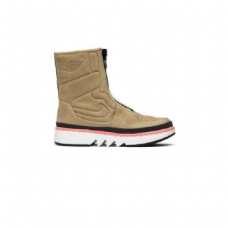 Γυναικεία Παπούτσια Air Jordan 1 Retro Jester Xx Μπεζ Πράσινος Ροζ Μαύρος