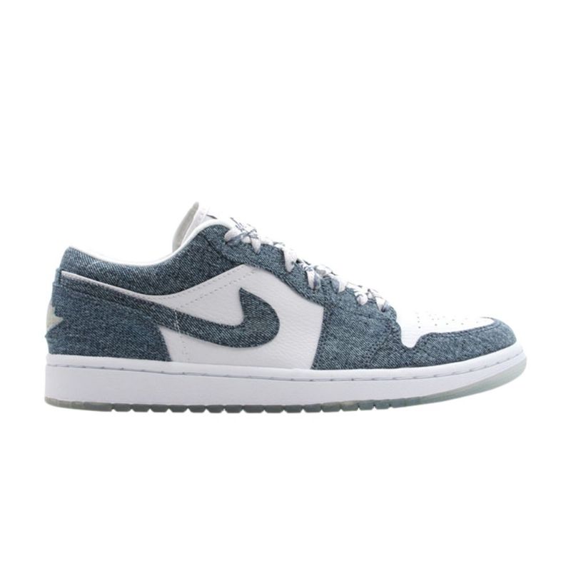 Γυναικεία Παπούτσια Air Jordan 1 Retro Low Άσπρο Μπλε