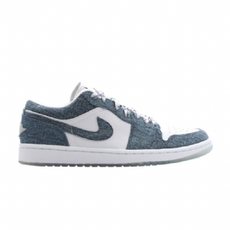 Γυναικεία Παπούτσια Air Jordan 1 Retro Low Άσπρο Μπλε