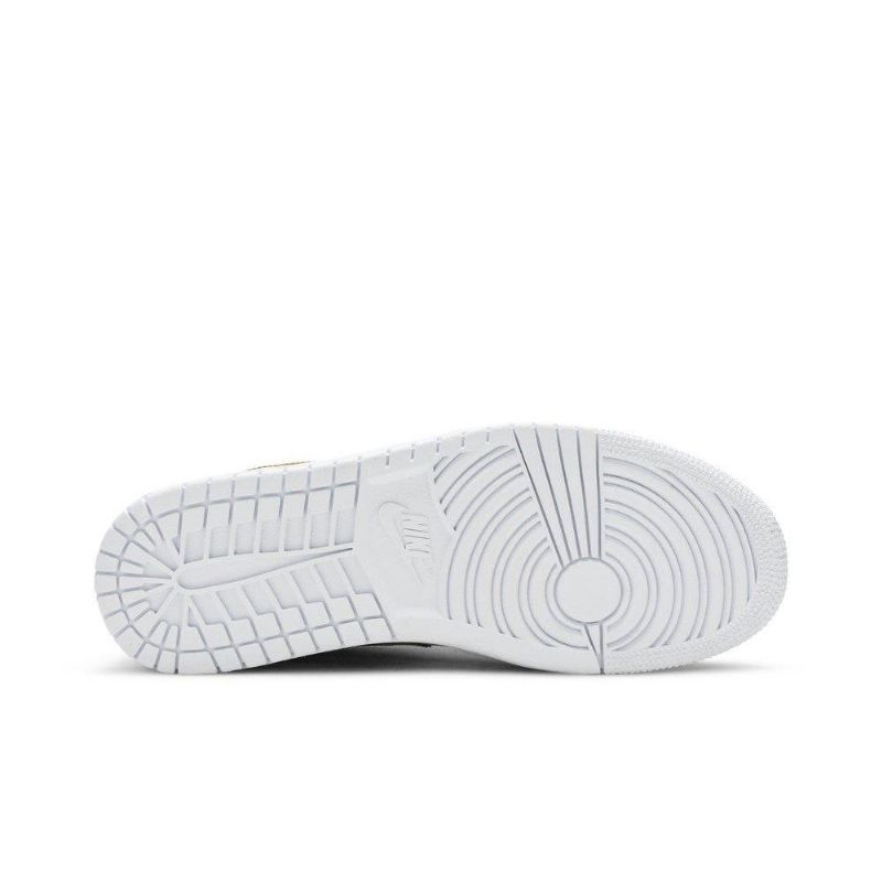 Γυναικεία Παπούτσια Air Jordan 1 Retro Low Άσπρο Χρυσός