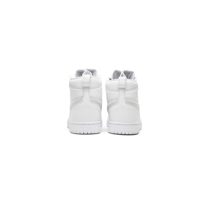 Γυναικεία Παπούτσια Air Jordan 1 Retro Με Ψηλό Φερμουάρ Λευκά Κόκκινα