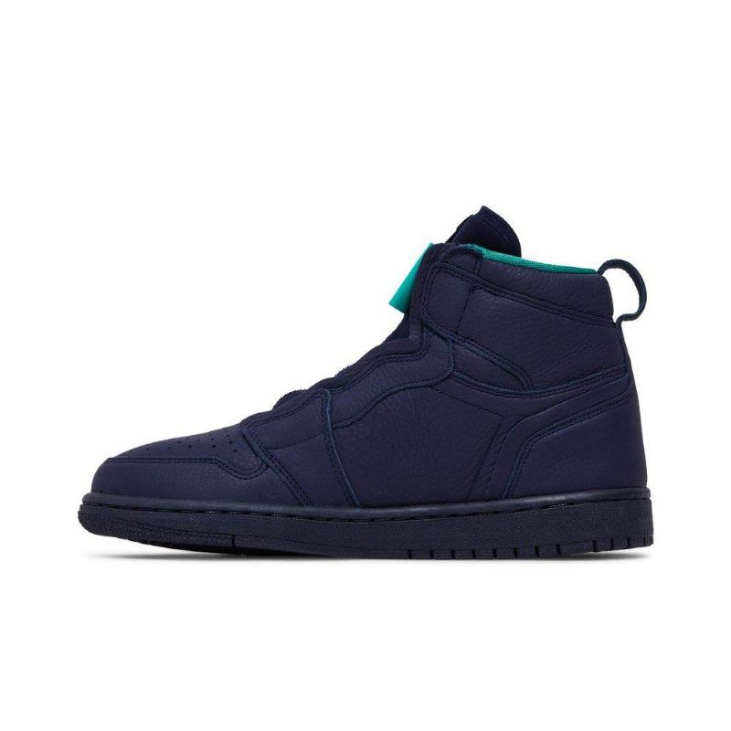 Γυναικεία Παπούτσια Air Jordan 1 Ρετρό Με Ψηλό Φερμουάρ Μπλε Πράσινο