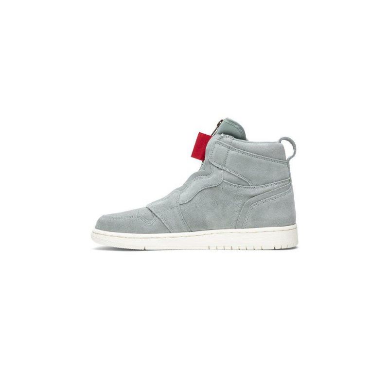 Γυναικεία Παπούτσια Air Jordan 1 Retro Με Ψηλό Φερμουάρ Πράσινο Κόκκινο
