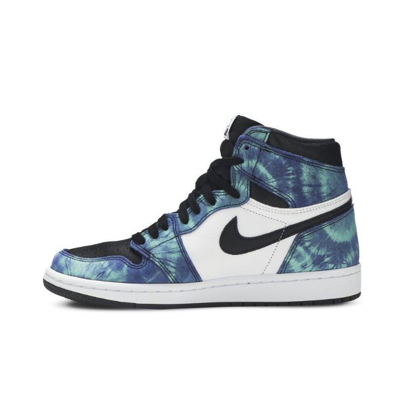 Γυναικεία Παπούτσια Air Jordan 1 Ρετρό Ψηλά Και Λευκά Μαύρα Πράσινα