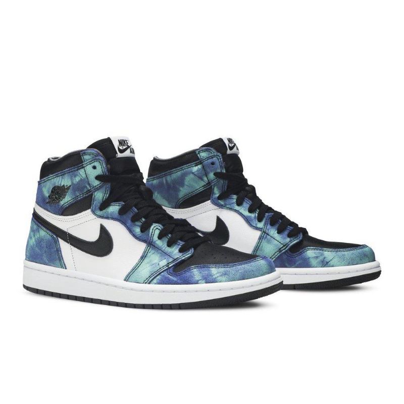 Γυναικεία Παπούτσια Air Jordan 1 Ρετρό Ψηλά Και Λευκά Μαύρα Πράσινα