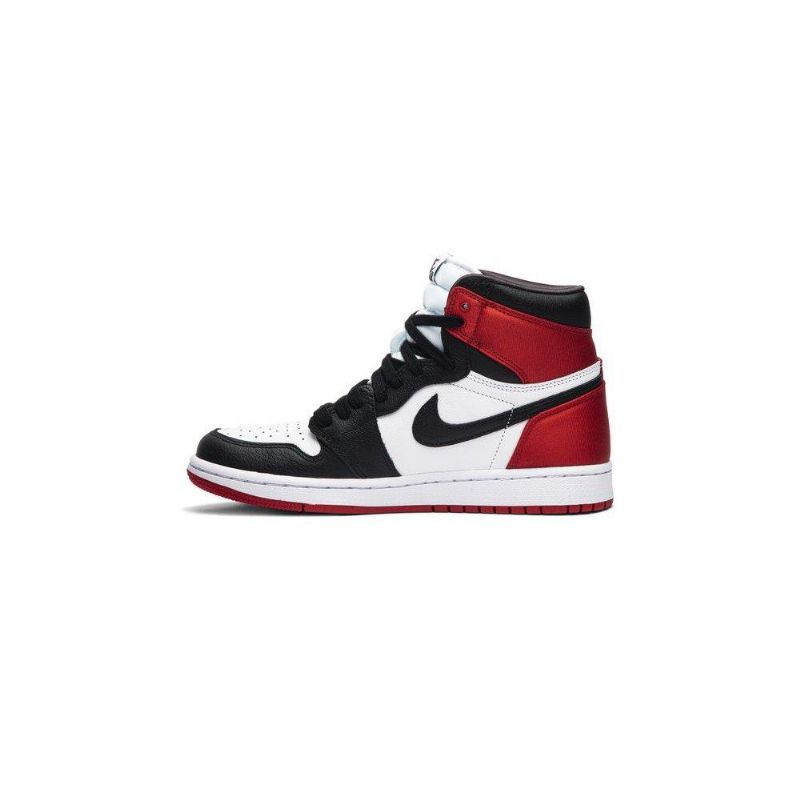 Γυναικεία Παπούτσια Air Jordan 1 Retro Ψηλά Μαύρα Λευκά Κόκκινα