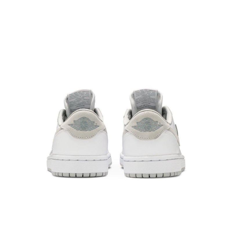 Γυναικεία Παπούτσια Air Jordan 1 Retro Χαμηλά Και Λευκά Γκρι