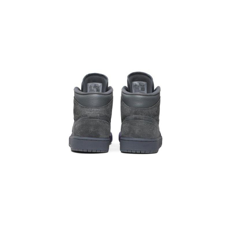 Γυναικεία Παπούτσια Air Jordan 1 Sheila Rashid Mid Μωβ Γκρί