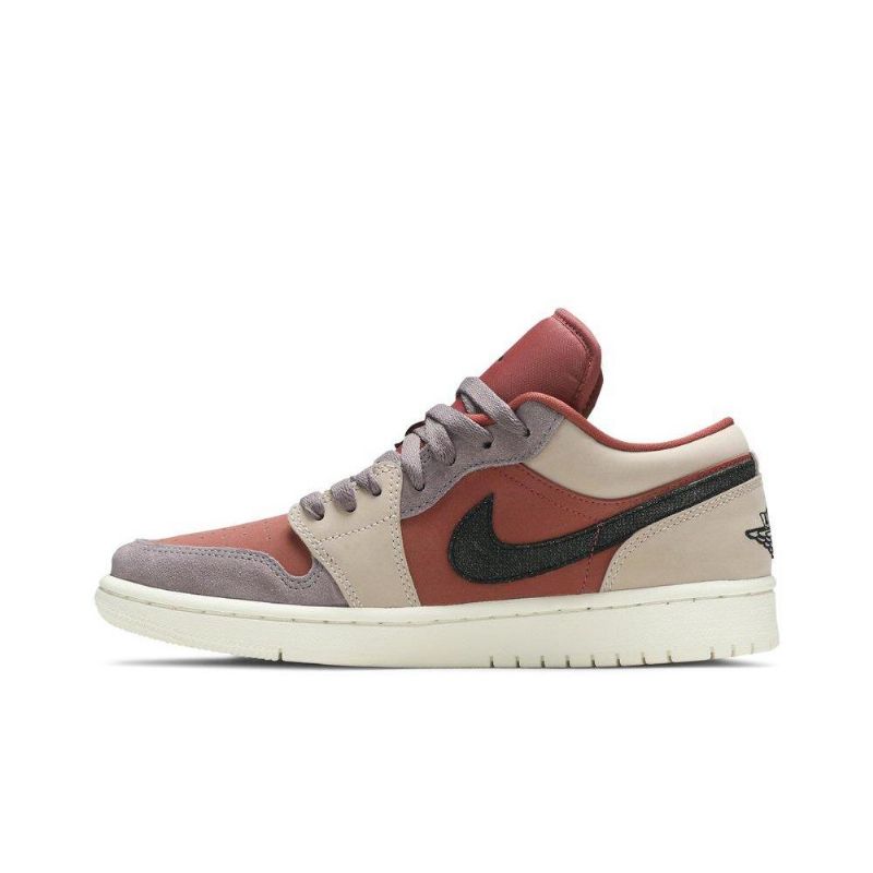 Γυναικεία Παπούτσια Air Jordan 1 Χαμηλό Καφέ Μαύρο Μπεζ Γκρι