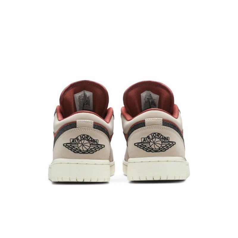 Γυναικεία Παπούτσια Air Jordan 1 Χαμηλό Καφέ Μαύρο Μπεζ Γκρι